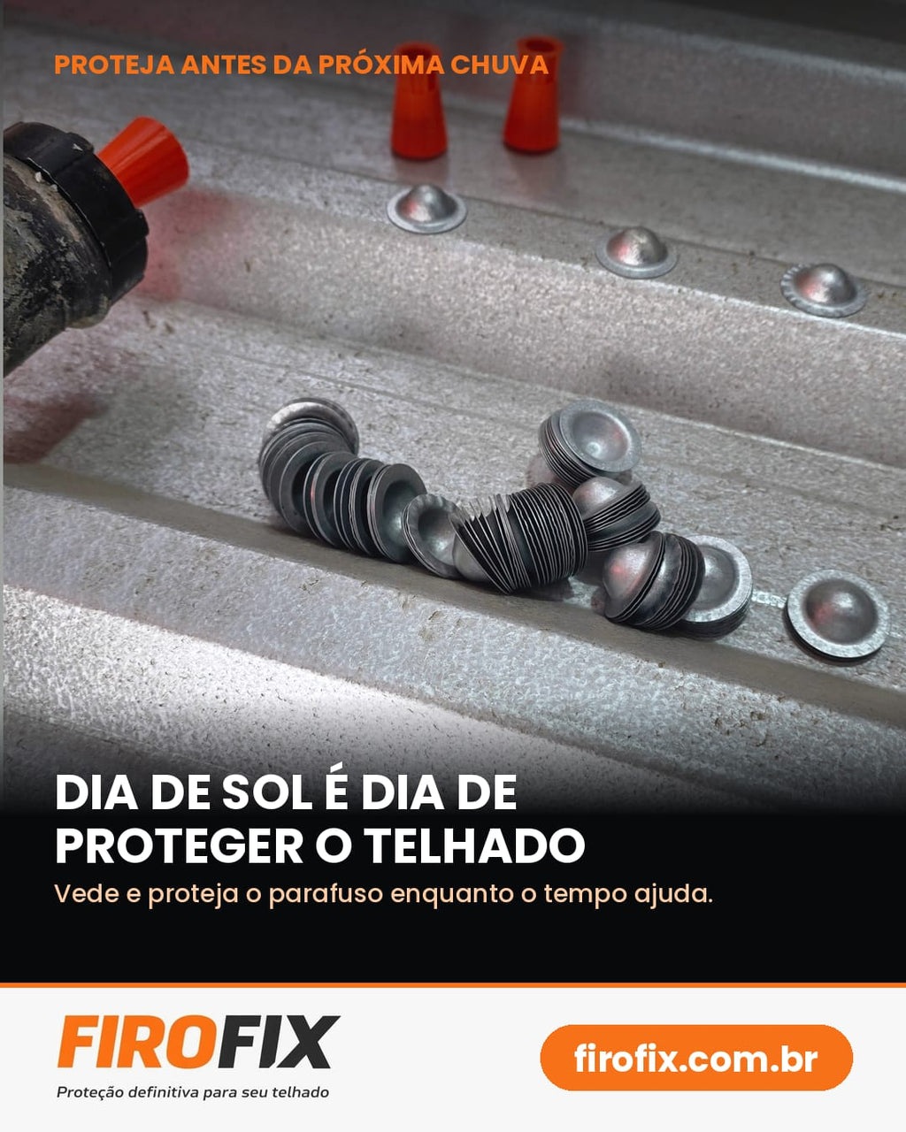 Capas de Parafuso em Aluzinco FIROFIX